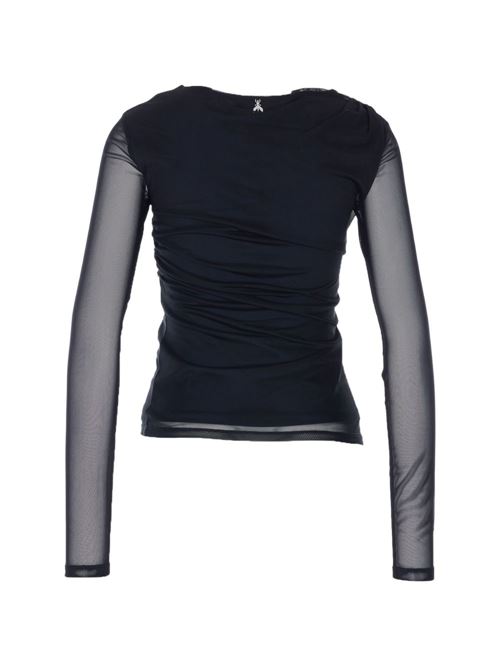 T-shirt donna in tulle PATRIZIA PEPE | 8M1783J376K103